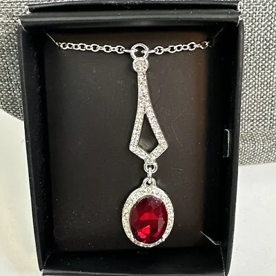 Avon  Ravishing Red Necklace New In Box • $8.50