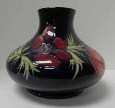 Large Vintage Moorcroft Anemone Squat Baluster Vase • $760.75