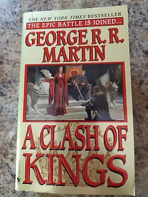 A Clash Of Kings By George R.R Martin 1999 1st Ed Vtg. Bantam Fantasy Paperback  • $30