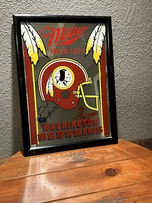 1990 Washington Redskins Miller High Life Mirror Sign Signed By Hogettes • $206.81