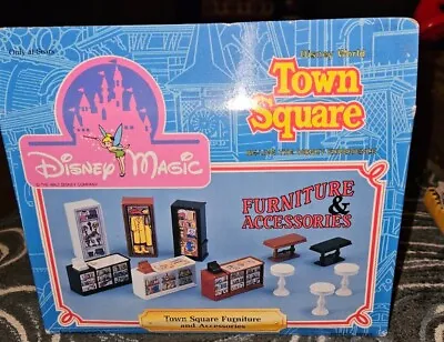 Sears 1988 Disney Magic Town Square Furniture & Accessories #60322 Nib • $17.77