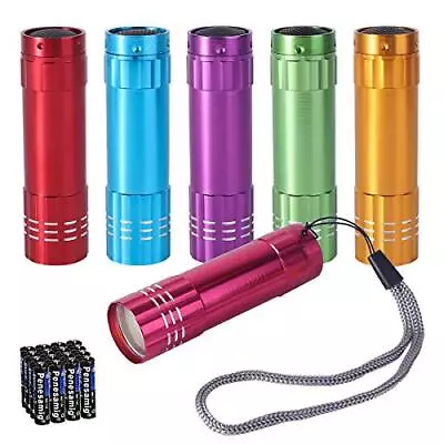 	Small Mini LED Flashlight Pack Of 6 COB Flashlights For Kids 100 Lumen With ... • $19.80