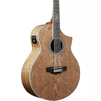$479.99 • Buy Ibanez EW20AS 12-String Exotic Wood Acoustic-Electric Guitar Natural Gloss