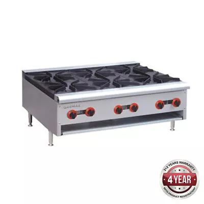 6 Burner / Hob W Flame Failure Cooktop Stovetop Gas Cook Top Commercial Kitchen • $2290.75