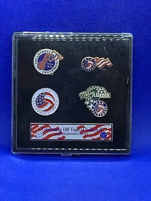 USA Team Atlanta Celebrating 100 Years Of Volleyball Limited Edition 4 Pin Set • $17