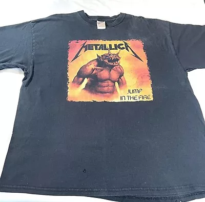 Vintage Metallica Jump In The Fire Shirt - Size X-Large  • $35