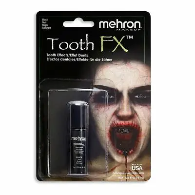 Halloween Blood - 1 Unit Of Mehron Makeup Tooth FX With Brush (.25 Ounce) • $7