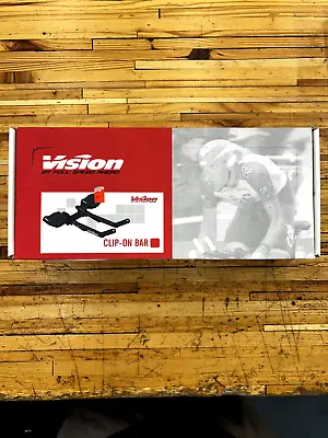 Visiontech TT Clip-On Bar. 26mm X 250mm J-bend Aluminum • $75