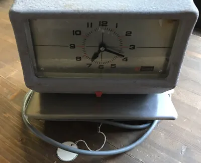 Vintage Simplex Time Clock Time Recorder JCP 5R3 With Key • $200