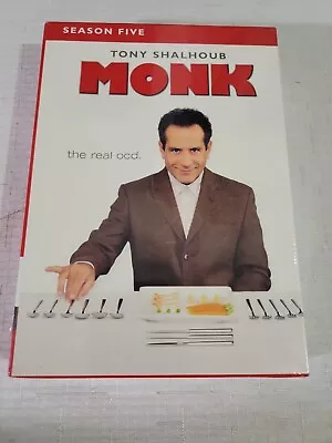 Monk Season 5 Brand New Tony Shalhoub Dvd • $9.49