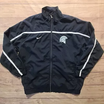 Vintage Nike Jacket Men's Large Michigan State University Spartans Windbreaker • $25