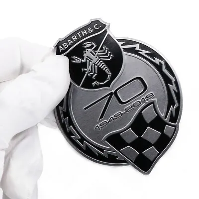 70th Abarth Scorpion Fender Body Rear Emblem For 500 124 125 595 695 Punto Bravo • $10.82