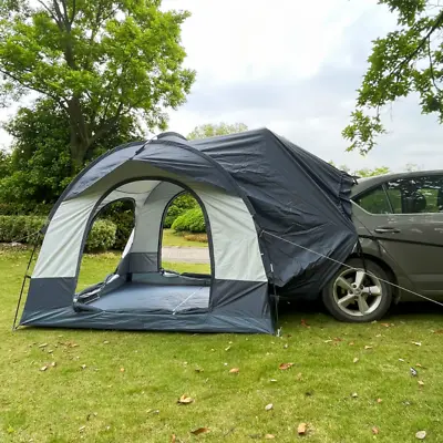 3-4 Person Waterproof SUV/Car Tent Portable Car Rear Camping Docking Trunk Tent • £219