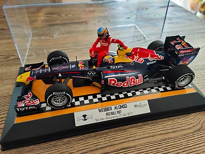 2012 Redbull Renault RB7 Webber Taxi Alonso F1 Creation Minichamps 1/18 • $389.54