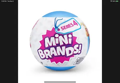 $1 • Buy Zuru 5 Surprise Mini Brands Series 4 * You Pick *
