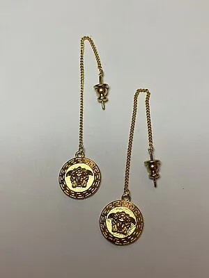 Versace Threaded Earrings /GVE-0019 • $96