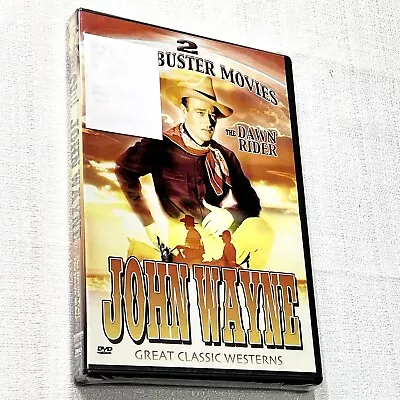 John Wayne Great Classic Westerns The Dawn Rider/The Desert Trail DVD New Sealed • $15