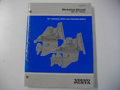 1999 WT Volvo Penta 3850075 Workshop Manual Vertical Drive And Transom Shield • $29.99