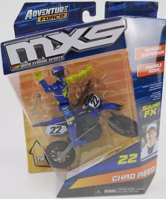 MXS Moto Xtreme Sports - Chad Reed #22 Adventure Force Dirt Bike Sound FX Toy • $49.99