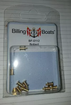BILLING BOATS - BF-0112 Bollard  (10) 5 X 9mm BRAND NEW Brass • $10