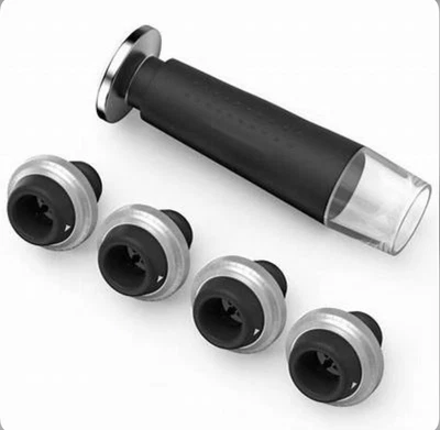 $11.99 • Buy Vacu Vin Wine Saver Pump With 4 Bottle Stoppers By Vremi New And Sealed 