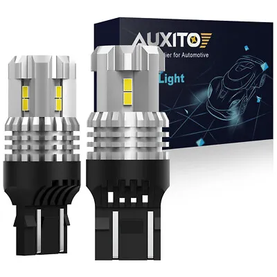 AUXITO Front/Rear Turn Signal Light White 7443 LED Bulb For Honda Accord Civic 2 • $12.99