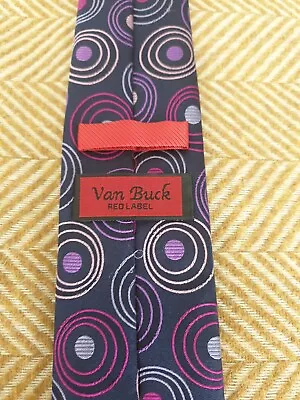 Van Buck Silk Tie 7.5cm • £12.50