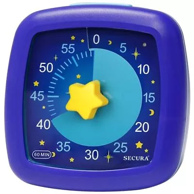 Secura 60-Minute Visual Timer Silent Study Timer For Kids And Adults Time  • $26.36