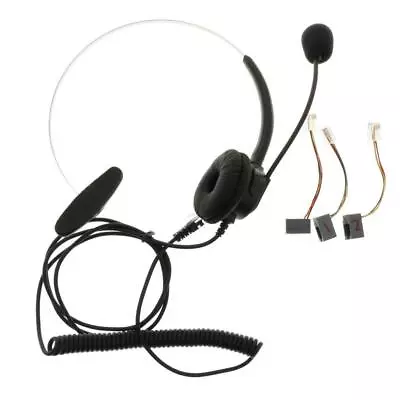 £9.44 • Buy Corded Phone Headset, Call Center Telephone Headset, RJ9 Earphone   Noise