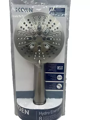 Moen Hydro Energetix Spot Resist Brushed Nickel Detachable Handheld Shower Head • $32.49
