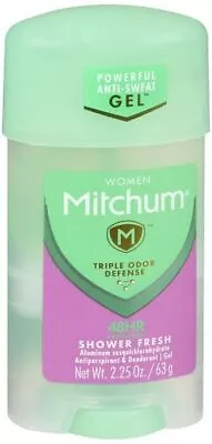 Mitchum Womens Triple Odor Defense Power Gel Shower Fresh Deodorant  2.25oz • $10.02