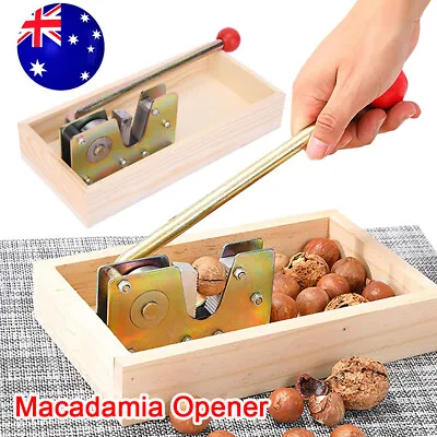 $19.95 • Buy Manual Macadamia Opener Walnut Nut Cracker Peeling Machine Handle Multipurpose