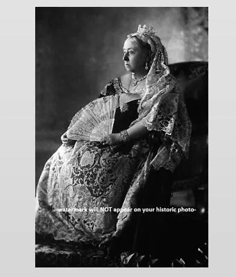 Queen Victoria PHOTO Her Majesty United Kingdom Great Britain C1880 • $4.28
