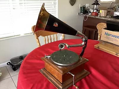 Antique Victor  Talking Machine Vic I Phonograph W/Horn Working • $1250