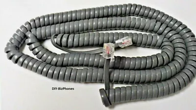 5-Pack Lot Avaya Gray Long Handset Cord 6400 Series Phone Definity Receiver 25Ft • $19.99