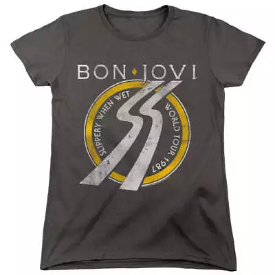 £26.55 • Buy Bon Jovi Slippery When Wet World Tour - Women's T-Shirt