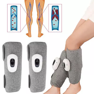 Leg Massager Machine Heating Air Compression Circulation Relaxation Foot Calf • $38.96