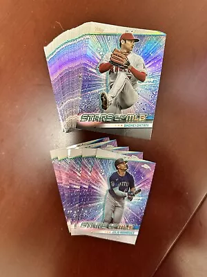 (115) 2024 Topps Series 1 Stars Of MLB Lot Set Builder Trout Ohtani Chrome RC • $0.99