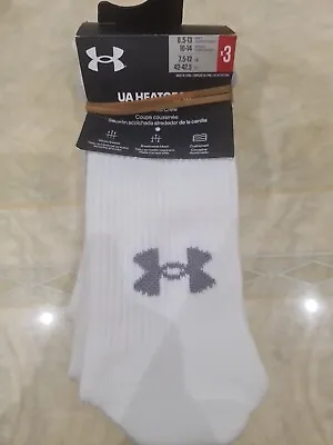 Under Armour Sports Socks Unisex UA HeatGear® Lo Cut Wicking Compression 3 Pairs • £9.50