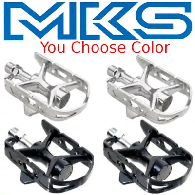 MKS AR2 Platform Bike Pedals Silver OR Black • $21.50