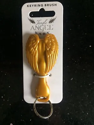 Brand New With Tags! Tangle Angel Baby Keyring Brush In Gold • £5.99
