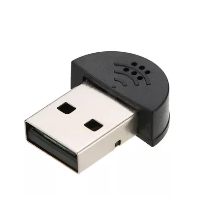 USB 2.0 Mini Microphone Mic Audio Adapter Driver Free For Laptop Desktop PC I8B1 • $8.19