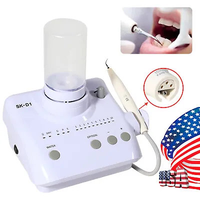 Auto Water Supply Dental Portable Ultrasonic Piezo Scaler 2*Bottles Fit DTE USA • $179