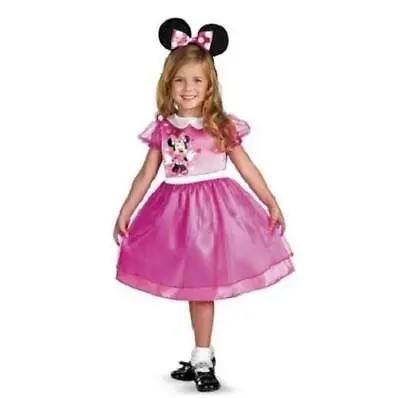 Toddler Girls Disney Jr Minnie Mouse Dress Halloween Costume Size 2T 3T/4T NWT • $9.99