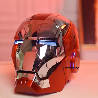 AUTOKING Iron Man MK5 Helmet 1:1 Voice-controlled Wearable Cosplay Props Gifts • $179