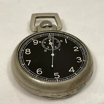 Vintage Elgin National Pocket Stop Watch Timer 15 Jewel Star Case Co WWII Look! • $39.95