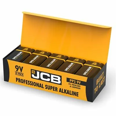 Jcb Industrial Pro 9v Alkaline Batteries Lr03 Lr6 • £0.99