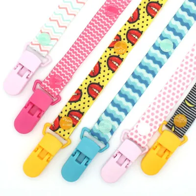 Comfortable Material Pacifier Cute Baby Clips Chain Dummy Clip Holder Nipp S- • $1.21