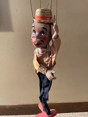 Vintage Folk Art CANTINFLAS Marionette Puppet Beloved Mexican Comic 14” • $39.99