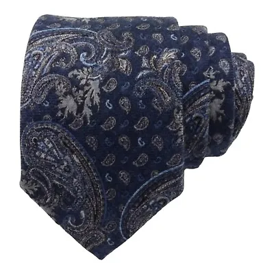$16.88 • Buy Jos. A. Bank Reserve Men's Neck Tie 100% Silk Blue Navy Designer Paisley Necktie